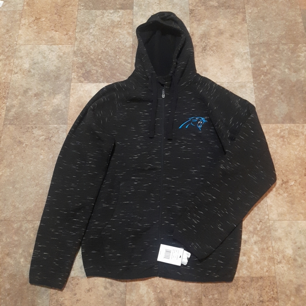 New. G-III Men's Carolina Panthers Playmaker Black Full Zip Jacket. Size Medium.
